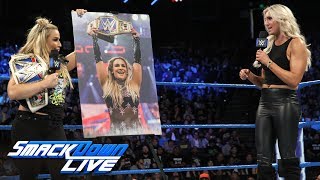 Natalya crashes Charlottes thank you to the WWE Universe SmackDown LIVE Sept 19 2017 [upl. by Iand]