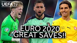 PICKFORD DONNARUMMA SOMMER  Great EURO 2020 SAVES [upl. by Nela859]