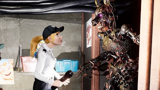 Vanessa Meets Springtrap Afton  FNAF Security Breach [upl. by Tandi]