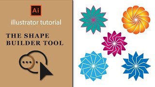 Illustrator Tutorials  How to Use The Shape Builder Tool [upl. by Kellyn]