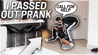 I PASSED OUT PRANK ON BOYFRIEND He Freaked Out [upl. by Jewelle442]