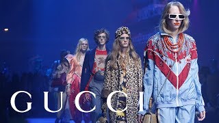 Gucci Spring Summer 2018 Fashion Show Full Video [upl. by Helbona513]