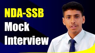 NDA SSB Mock Interview  NDA SSB Interview Preparation  Prince NDA Academy [upl. by Cynar204]