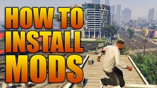 How to Install Mods for GTAV on PC Grand Theft Auto 5 Mod Tutorial [upl. by Bria]