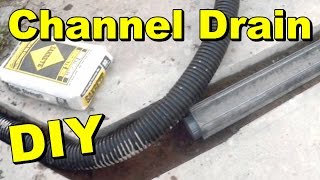 How To Install a Driveway Channel Drain [upl. by Fleta987]