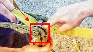 How To Use A Ratchet Strap the Ez way [upl. by Gisela]