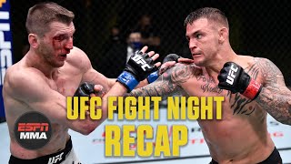 Dustin Poirier beats Dan Hooker in slugfest  UFC Fight Night Recap  ESPN MMA [upl. by Sutphin]