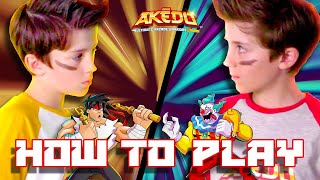 AKEDO  OFFICIAL HOW TO PLAY GUIDE  READY FIGHT SPLIT STRIKE  WildBrain [upl. by Lowenstern]