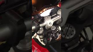 2015 Ducati Hyperstrada 821 flashing error lights [upl. by Blatman882]