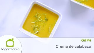 Receta de Crema de calabaza [upl. by Rothenberg]