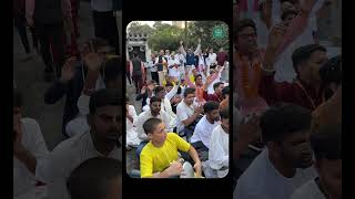 Harinam Sankirtan  ISKCON Chandigarh RukminiKrishnaDas [upl. by Felix137]