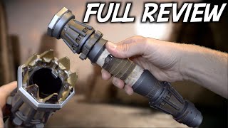 Star Wars Galaxys Edge Rey Skywalker Lightsaber Review [upl. by Repard330]