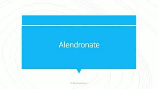 Alendronate  Indications Uses Contraindications Caution amp Side Effects [upl. by Orsini330]