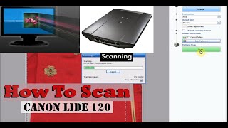 How To Scan Canon LiDE 120 [upl. by Aihcropal]