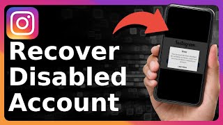 How To Recover A Disabled Instagram Account [upl. by Gabriela662]