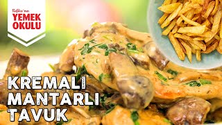 Restoranlardaki Gibi Kremalı Tavuk  Pratik Çıtır Patates Kızartması Tarifi [upl. by Rumpf]