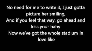 Best Love Song  TPain ft Chris Brown Lyrics [upl. by Otrebogir464]