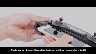 How to Connect DJI Mavic Pro to A Mobile Device [upl. by Pennebaker]