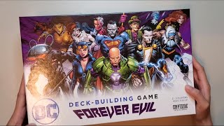 DC Deck Building Game Forever Evil [upl. by Atneciv]