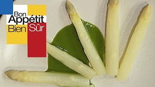 Asperges Blanches et Coulis au Basilic [upl. by Tamas]