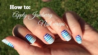 How to Apply Jamberry nail wraps [upl. by Civ806]