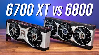 RX 6700 XT vs RX 6800  Next Level Worth “100” More [upl. by Yelsehc302]