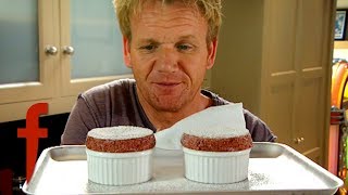 Raspberry Soufflé  Gordon Ramsays The F Word Season 4 [upl. by Imoyn284]