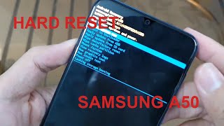 How to Hard reset Samsung Galaxy A50 [upl. by Kellby]