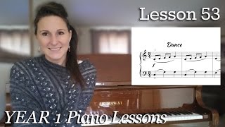 Free Beginner Piano Lesson  53 Mezzoforte A Dance by Gurlitt Year 1 45 [upl. by Ymassej420]