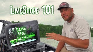 How to Use LiveScope Crappie Fishing with Tony Sheppard  Tips amp Tricks [upl. by Leahcimsemaj]