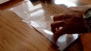 Self Adhesive Laminating Sheet Tutorial [upl. by Otanutrof635]