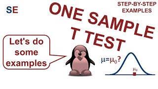 One sample ttest  stepbystep examples [upl. by Quintessa122]