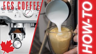 How to Froth  Breville Barista Express  Latte amp Cappuccino [upl. by Aldwin618]