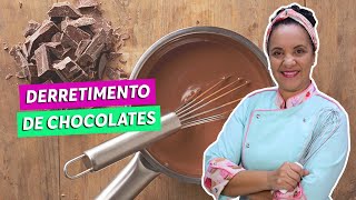 DICA DE PÁSCOA  2  DERRETER O CHOCOLATE SEM FICAR EMPASTADO  CHEF LÉO OLIVEIRA [upl. by Kennie]