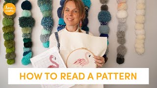 How to read a Cross Stitch pattern for Beginners [upl. by Hanfurd990]