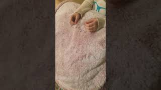 Fastest way to remove fuzz from a fluffy blanket [upl. by Meihar]