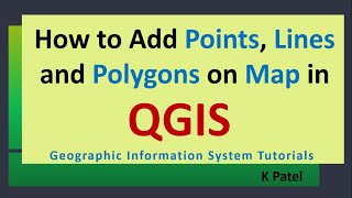 How to Add Points Lines and Polygons in QGIS Project [upl. by Millan90]