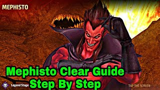 Mephisto Clear Guide Step By Step  Marvel Future Fight [upl. by Htrow]