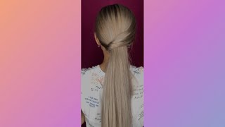 Ponytail without hair tie [upl. by Peterman]