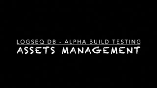 Logseq DB  Assets  Alpha Testing [upl. by Ogden]