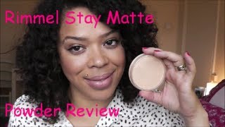 Rimmel Stay Matte Powder [upl. by Airlia]