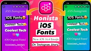 How to Get iOS Fonts in Honista v91  iOS 164 Emojis on Honista  iPhone Fonts For Honista v91 [upl. by Bunns]