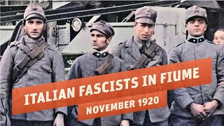 Italian ProtoFascists Occupy Fiume  The Adriatic Question I THE GREAT WAR 1920 [upl. by Fidole422]