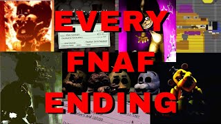 Breaking Down EVERY FNAF Ending [upl. by Enitsyrhc]