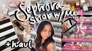 SHOP WITH ME AT SEPHORA  HAUL [upl. by Naud]