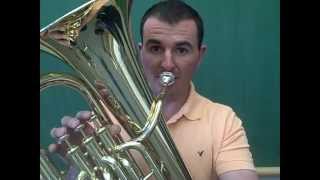 Baritone Horn  Playing The First Five Notes [upl. by Micro]