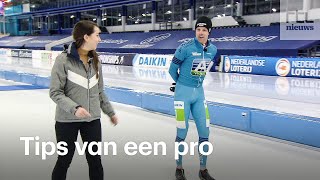 Schaatsen Met deze proftips van Bob de Vries blijf je overeind [upl. by Milburr109]