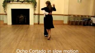 Argentine Tango Lesson 9  Ocho Cortado [upl. by Sirej]