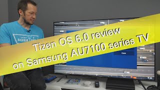 Samsung Tizen OS 60 review on AU7100 2021 series TV [upl. by Zoeller]