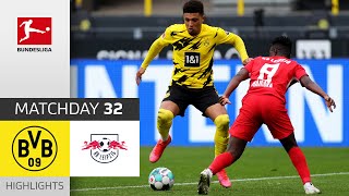 Borussia Dortmund  RB Leipzig  32  Highlights  Matchday 32 – Bundesliga 202021 [upl. by Fusuy18]